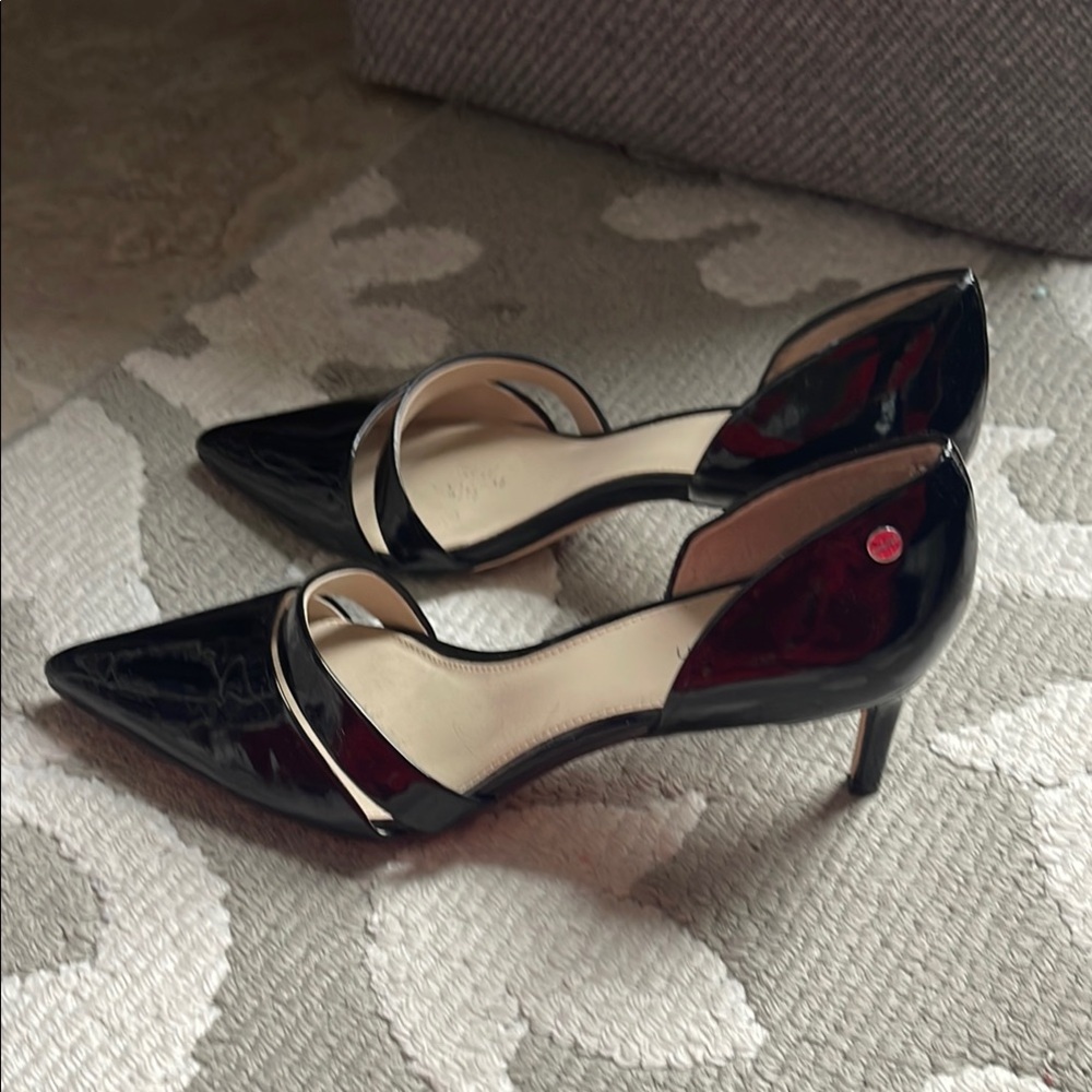 Elegant Black Patent Leather Heels